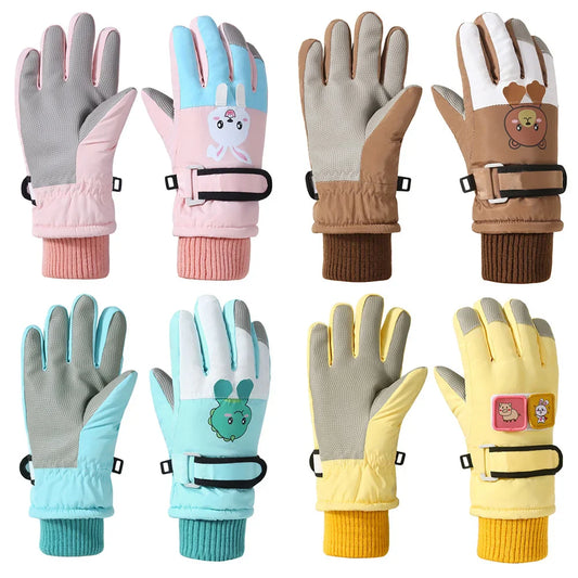 FrostyGrip™ – Warme Ski Handschoenen met Antislip – Kinder Winterhandschoenen