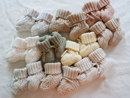 SnuggleBuds™ – Warme Gebreide Babyslofjes – Baby Winter Pantoffels