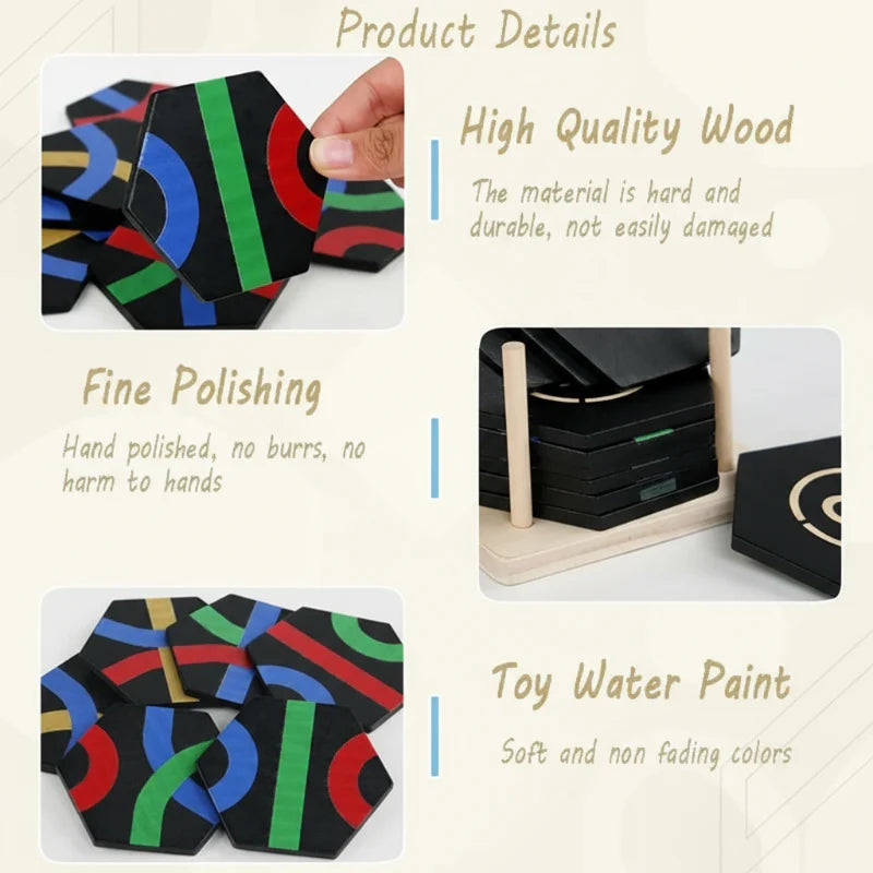 PuzzleBuild™ – Educatief familiespel – Vorm- en Nummer Sorteerspel