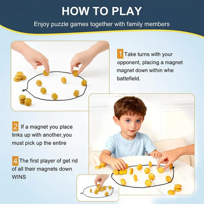 MagGame™ – Spanning ontmoet strategie! – Magnetisch Stenen Gezelschapspel