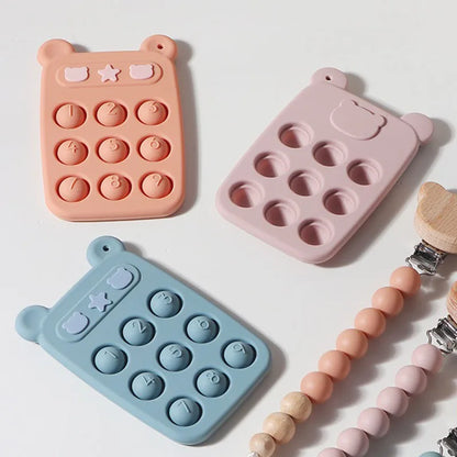 Fidget Phone™ - Bijtring & Fidget speelgoed in 1 - Siliconen Fidget Telefoon