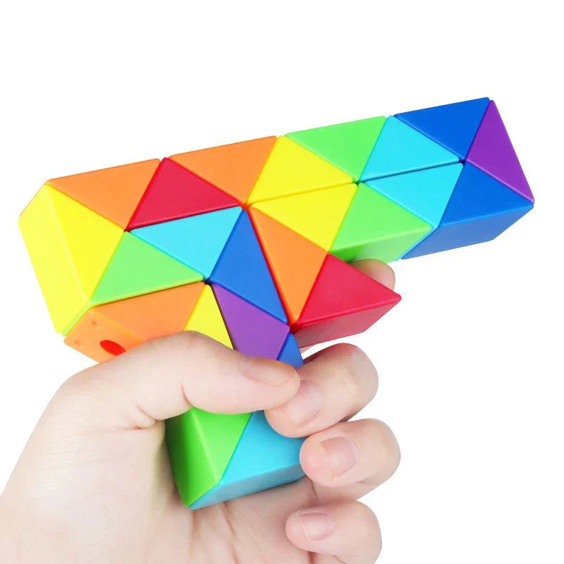 TwistyTrix™ - Vouw en Speel Slim - Snake Cube