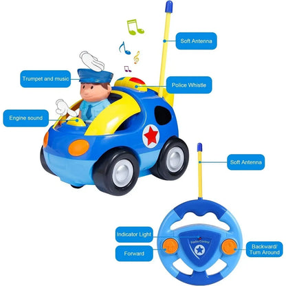 ChaseCruze™ – Politieauto met Afstandsbediening – Interactieve Racespeelgoed Auto
