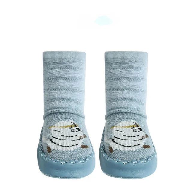 GripSokjes™ – Antislip Sokjes met Dierenprint – Baby Sokken Schoentjes