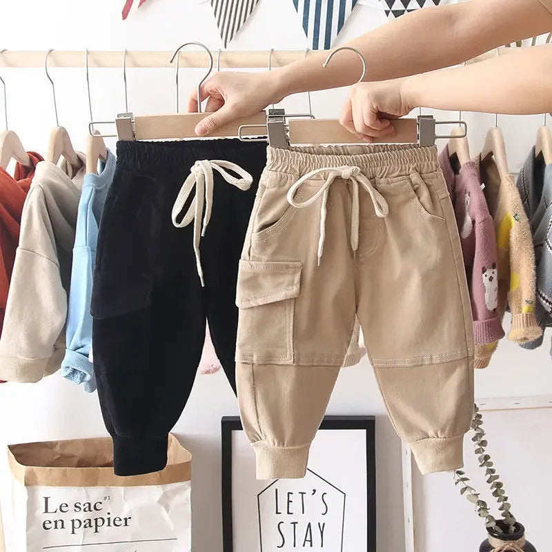 UrbanCargo™ – Duurzame Jongensbroek met Pockets – Comfortabele Kinder Cargobroek