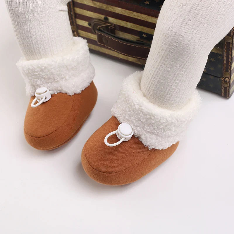 CozyTread™ – Warme Antislip Winterlaarsjes – Baby Winter Schoentjes