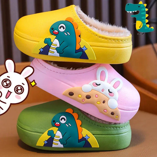 DrizzleBuds™ – Waterdichte Pantoffels met Antislip – Warme Kinder Slippers