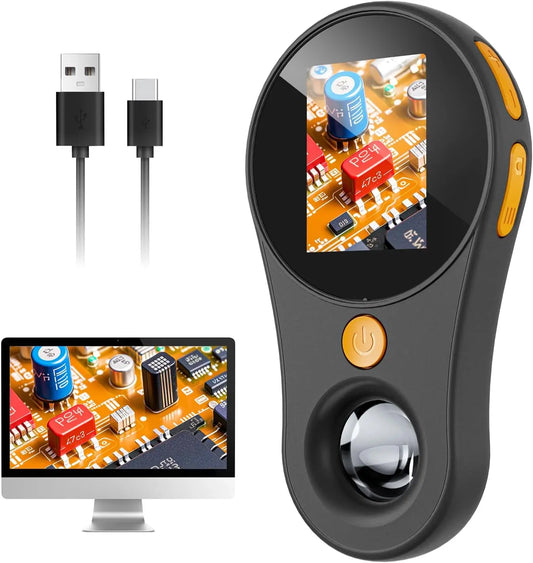 DetailScope™ – 500x Pocket Microscoop met HD Scherm – Draagbare Vergrootglas Tool