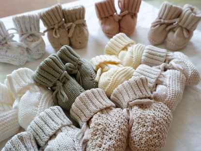 SnuggleBuds™ – Warme Gebreide Babyslofjes – Baby Winter Pantoffels