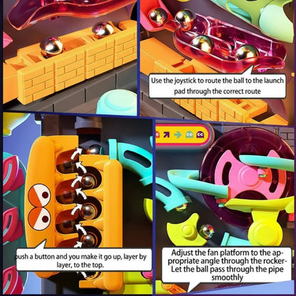 MarbleMind™ – Educatieve Ballenbaan – Avontuurlijke Baan met Ballen