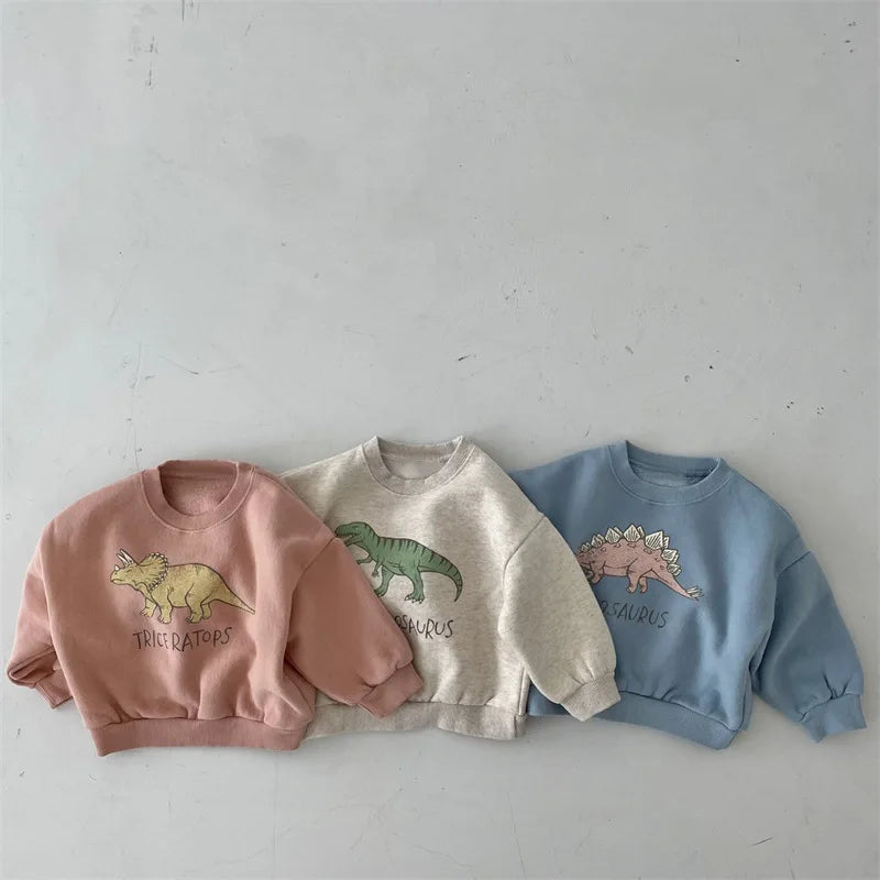 DinoRoar™ – Zachte Hoodie met Dino Print – Kinder Sweater