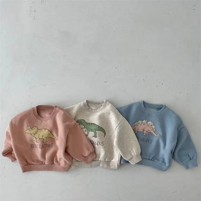 DinoRoar™ – Zachte Hoodie met Dino Print – Kinder Sweater
