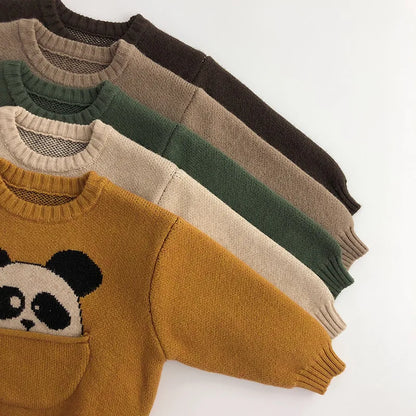 CritterHood™ – Zachte Sweater met Dierenprint – Unisex Kindertrui