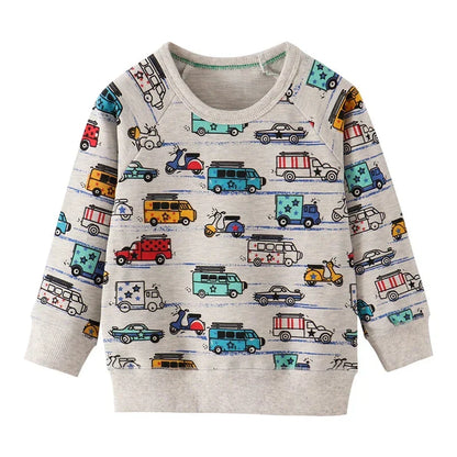 RoaryRoar™ – Zachte Sweater met Dino Print – Unisex Kindertrui