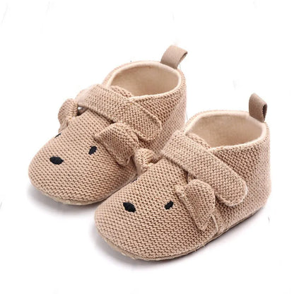 NestleToes™ – Antislip Babyslofjes van Katoen – Warme Baby Schoenen