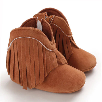 FringeTrail™ – Stoere Cowboylaarzen met Franjes – Meisjes Mode Laarzen