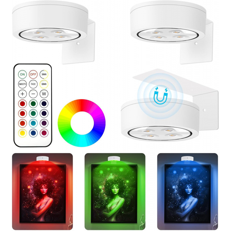 ArtLume LED-Spotjes - Draadloos, Oplaadbaar, Magnetisch