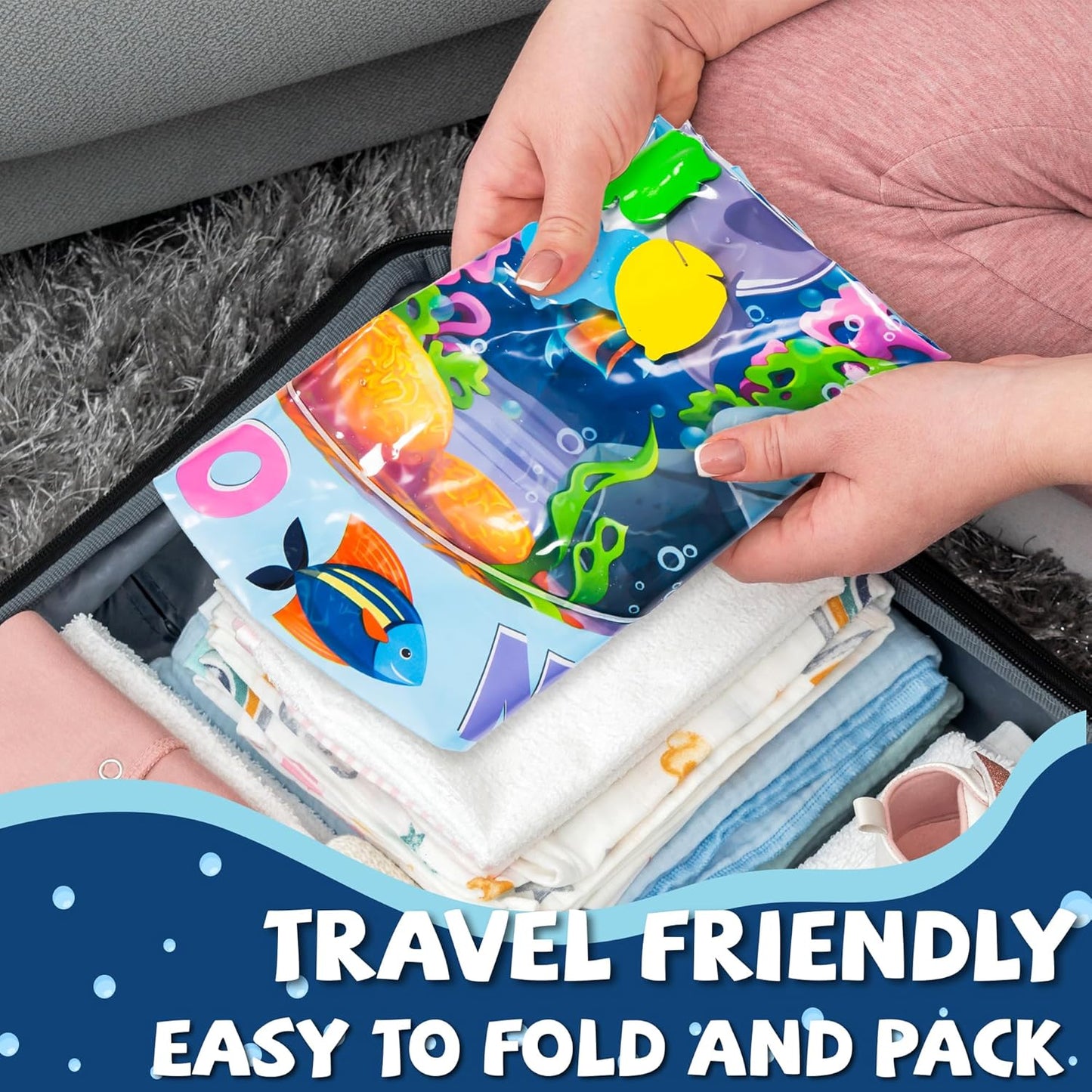 AquaTots™ – Sensorische Watermat voor Baby’s – Ontwikkelend Speelkleed