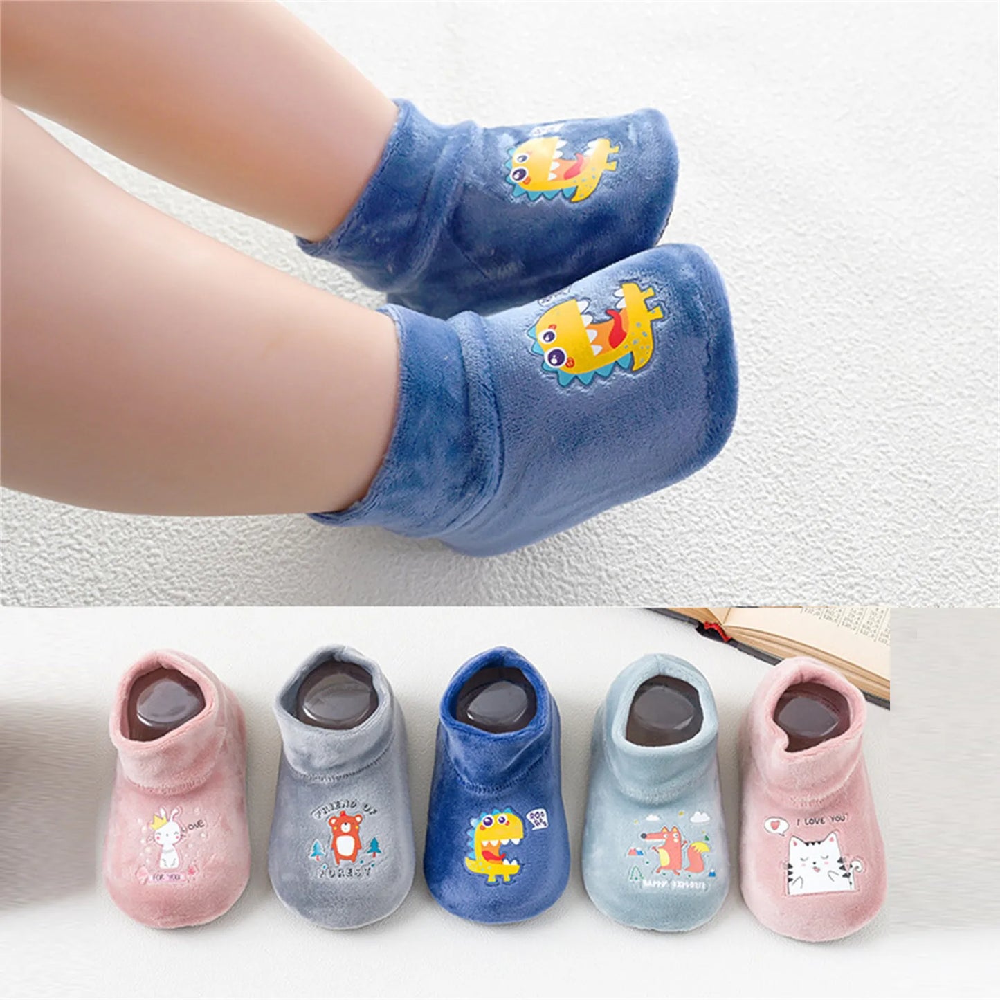 TinySteps™ - Warme Antislip Kinder Sokken