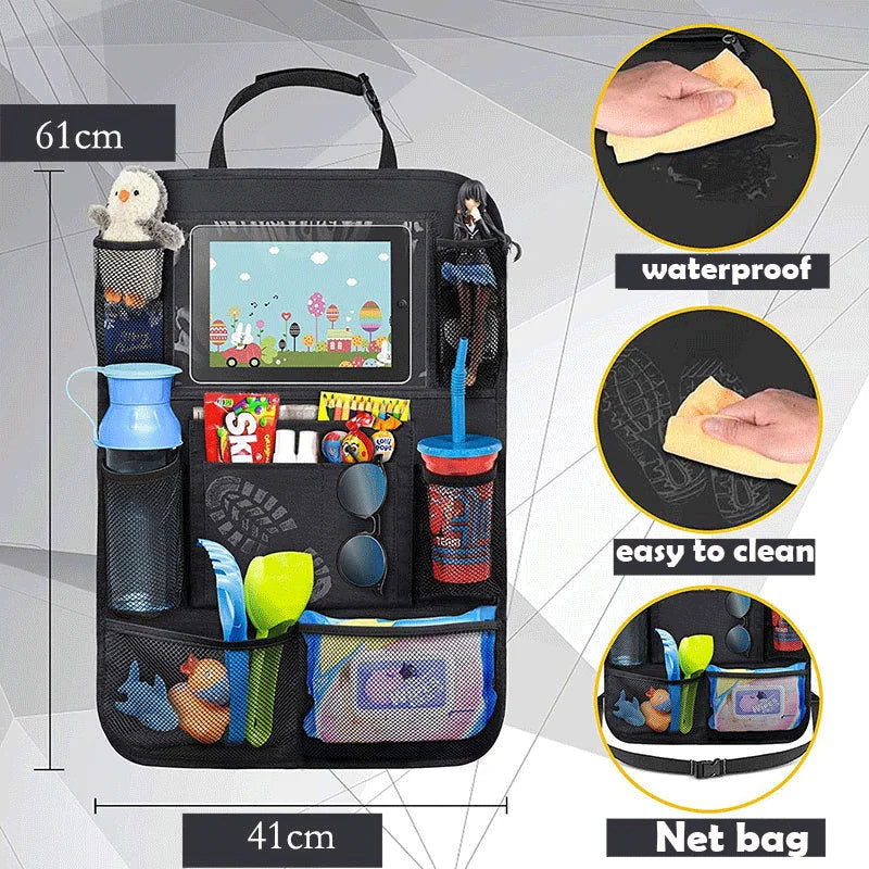 TravelTidy™ – Organizer voor de achterbank – Voor georganiseerde autoritten