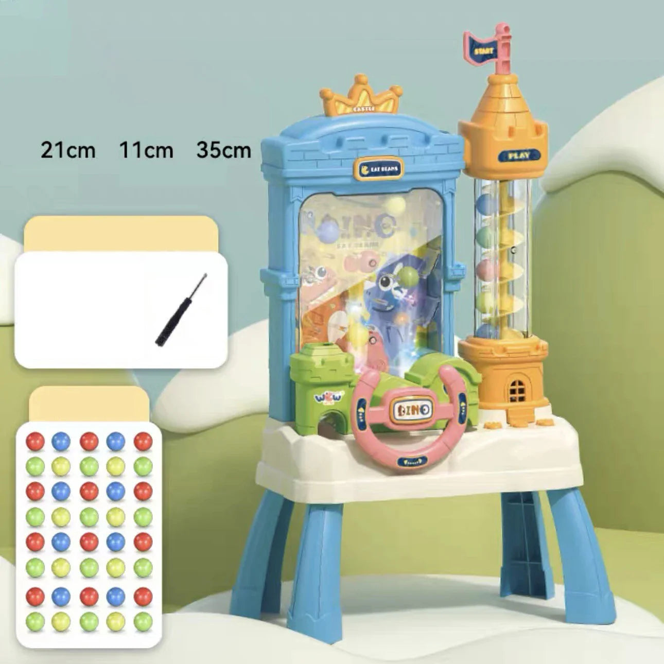 DinoCastle™ - Interactief Speelplezier - Elektrische Ballenvanger
