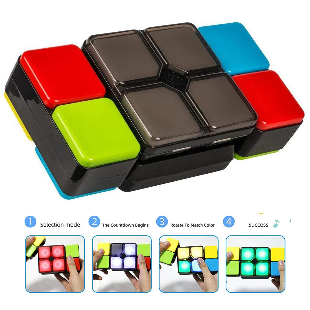 FlipPuzzle Pro™ - Puzzespel & muziek in je Handpalm - Puzzelkubus spel
