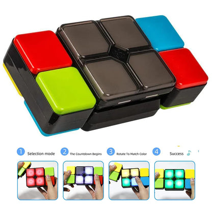 FlipPuzzle Pro™ - Puzzespel & muziek in je Handpalm - Puzzelkubus spel
