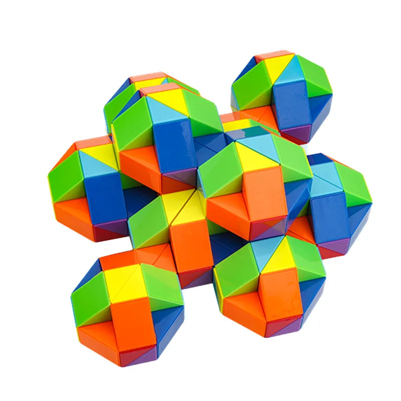 TwistyTrix™ - Vouw en Speel Slim - Snake Cube