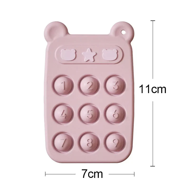 Fidget Phone™ - Bijtring & Fidget speelgoed in 1 - Siliconen Fidget Telefoon