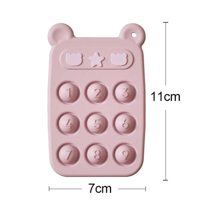 Fidget Phone™ - Bijtring & Fidget speelgoed in 1 - Siliconen Fidget Telefoon