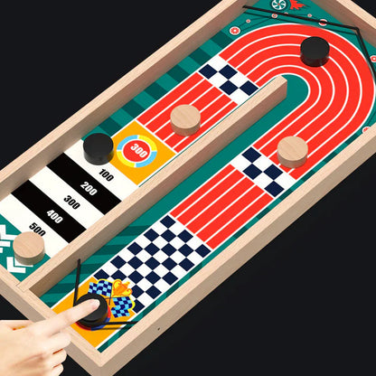 SnapShoot™ – Schiet je chips naar de winst – Strategie spel, Houten spel