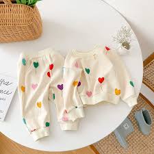 JoyPop™ – Verjaardags Joggerset met Ballonnenprint – Unisex Kinderoutfit