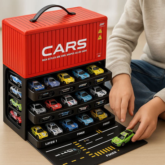 RaceStorm™ – Supersnelle 48-Delige Auto Set – Creatief Speelplezier Kinderen