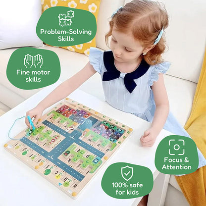 4Ever Wood™ - Montessori Alfabet Parkeerdoolhof