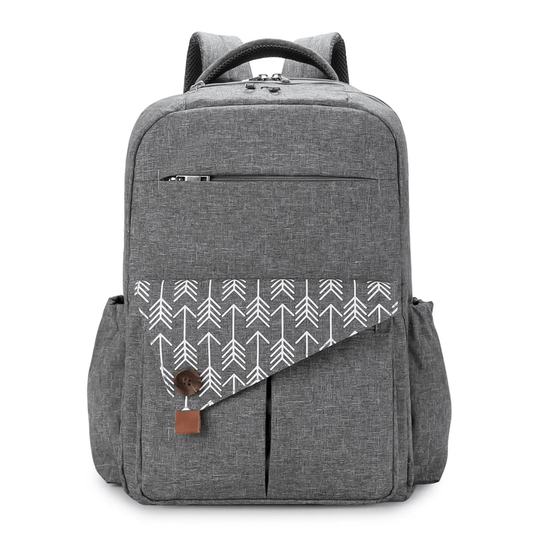 CarryMosaic™ – Luierrugzak met XL-Opening & Thermovakken – Reisvriendelijke Oudertas