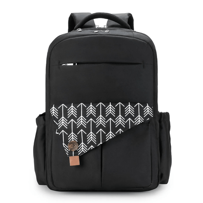 CarryMosaic™ – Luierrugzak met XL-Opening & Thermovakken – Reisvriendelijke Oudertas