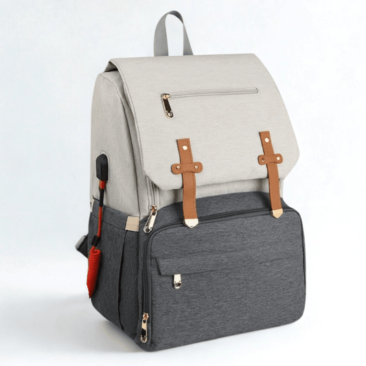 UrbanRobby™ – Stijlvolle Luierrugzak met 30L Capaciteit – Comfortabele Babyverzorgingstas