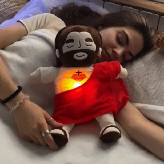 FaithHug™ – Zachte Knuffel met Vertrouwde Boodschap – Troostend Pluche Speelmaatje