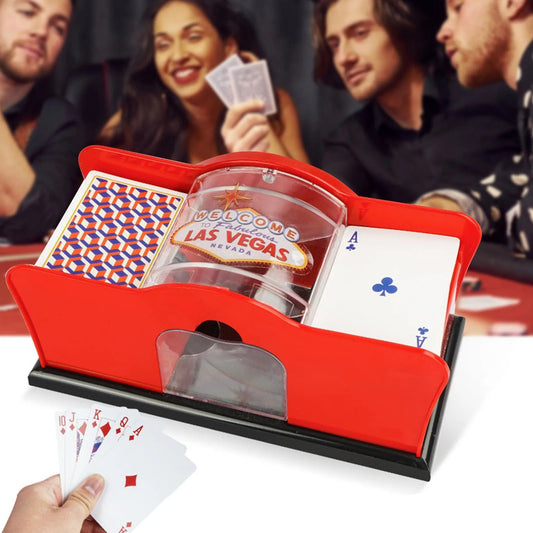 ShuffleMaster™ – Handmatige Kaartenschudder Zonder Batterijen – Ideaal voor Spelavonden