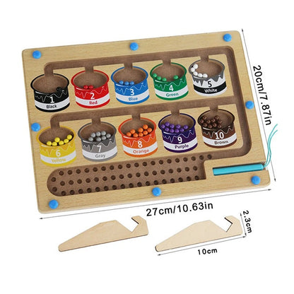 MagnaTrail™ – Montessori Magnetisch Doolhof – Educatief Motoriekspel