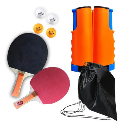 PingSetGo™ – Draagbare Tafeltennisset met Net – Overal Speelplezier