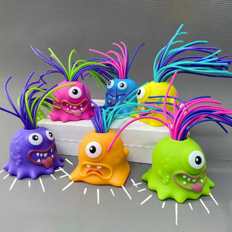 PulliPal™ – Antistress speelgoed monster met trekbaar haar