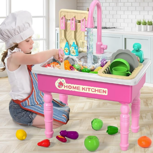 SinkMaster™ – Interactieve Keuken Spoelbak – Educatief Speelplezier voor Kinderen