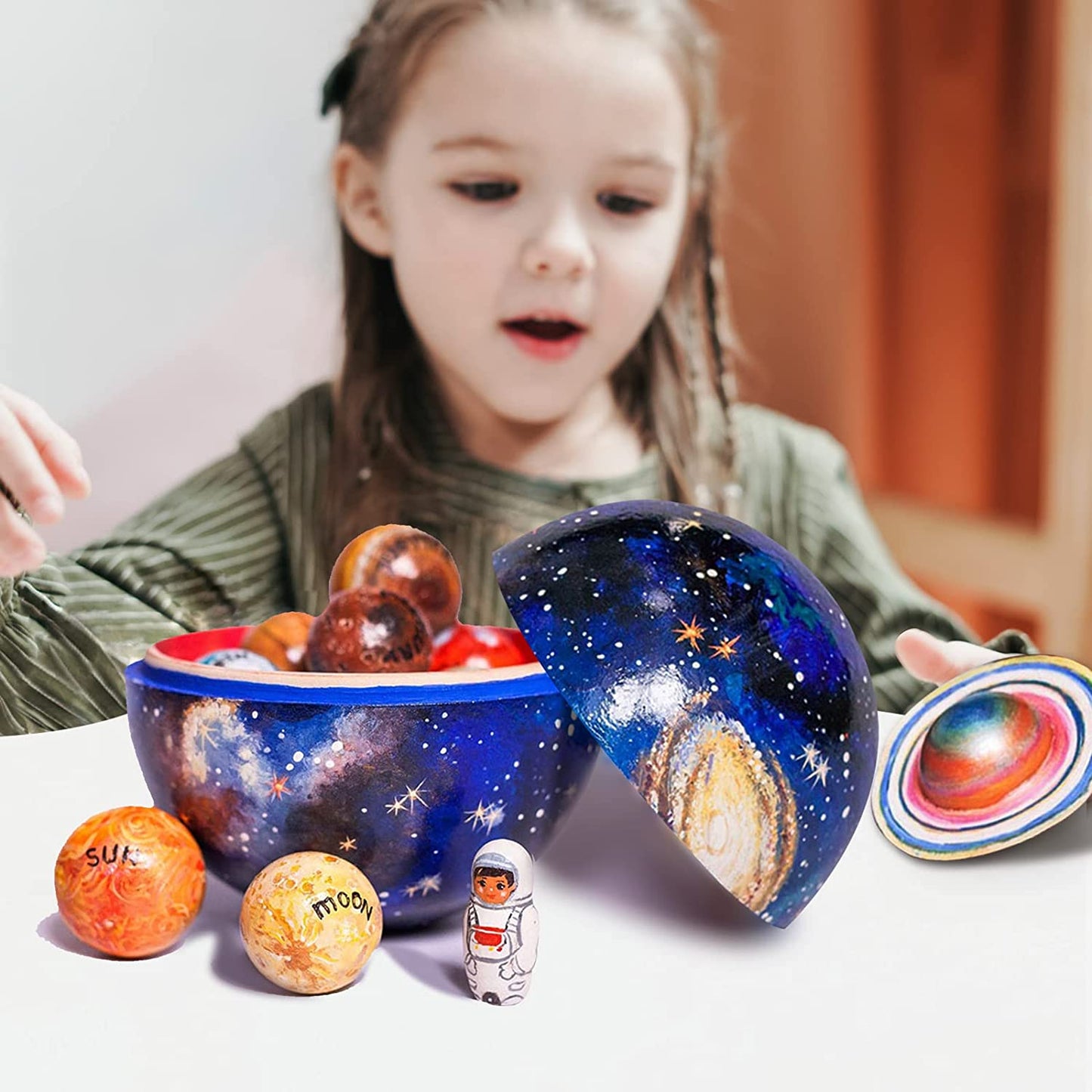StarWander™ – Leerzaam Planeten Avontuur – Houten Planeten Set