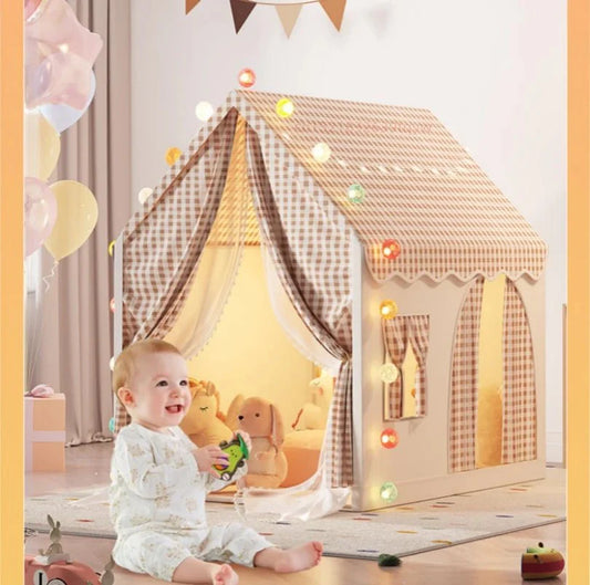 WonderHaven™ – Opvouwbaar Kinderhuisje met Deuren – Ruim Speelplezier Binnen & Buiten
