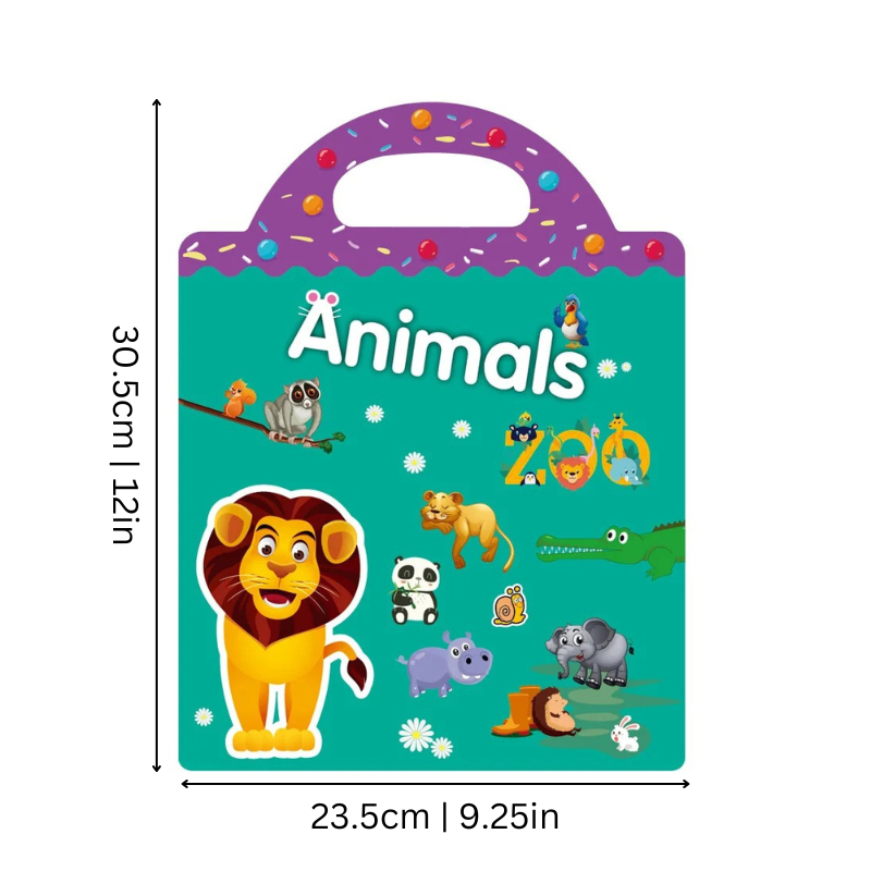 StoryStix™ – Herbruikbaar Montessori Stickerboek – Creatieve Speelervaring
