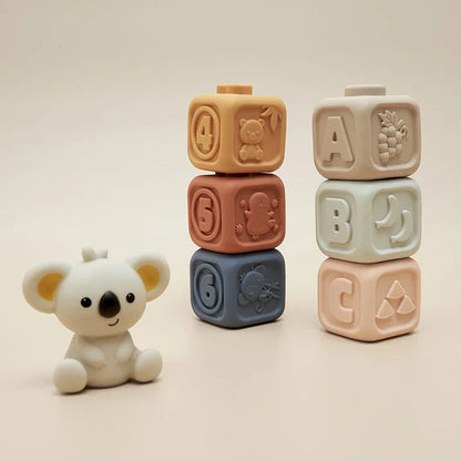 Koala Building Blocks™ - Tandvriendelijke bouwspeelgoed - Baby vriendelijke bouwblokken