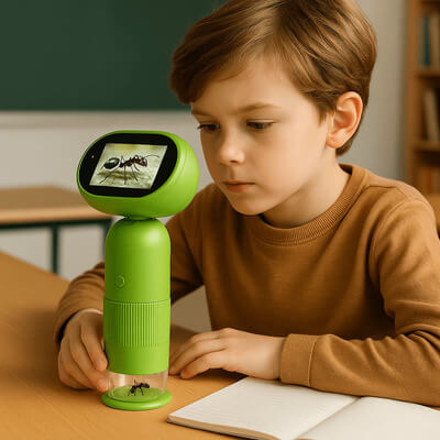 CurioScope™ – Digitale Kindermicroscoop – Ontdek de Onzichtbare Wereld