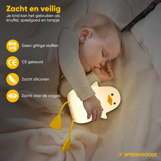 DroomGloed™ – Zacht Dimbaar Nachtlampje – Knuffelbaar Sfeerlampje Kinderen