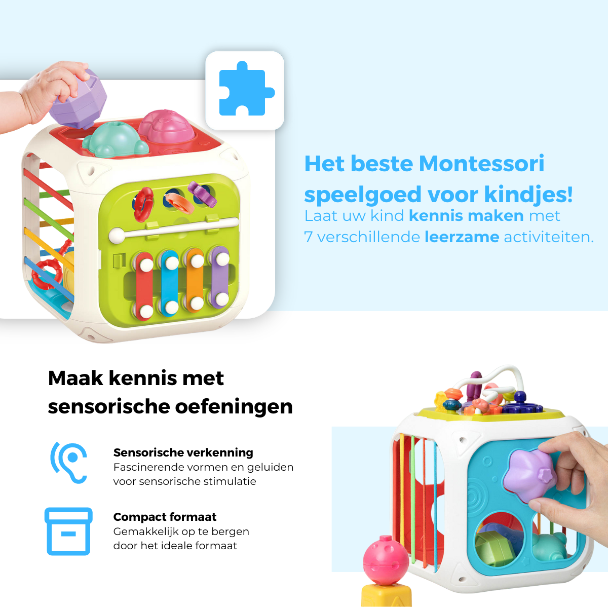 4Little™ - Ontwikkelingskubus 7-in-1